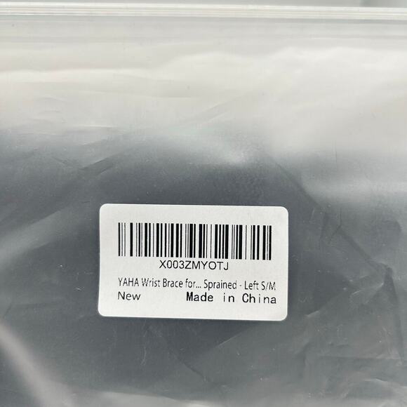 YAHA Wrist Brace S/M Black Left Hand Tunnel‎ Wrist Splint Night Support NEW - Picture 6 of 10